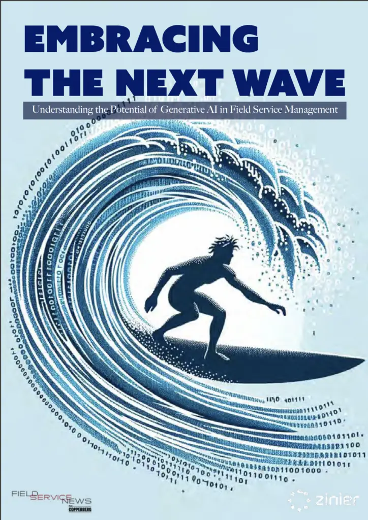 Cover to the White Paper Embracing the Next Wave Gen-AI in Field Service